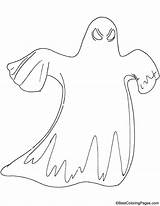 Ghost Coloring Costume Kids Pages sketch template
