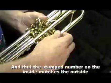 How To Oil Trumpet Valves Mov Youtube