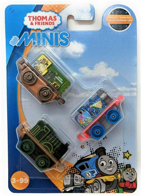 Train Cars Thomas And Friends Collectible Minis Toy Train 3 Pack Play