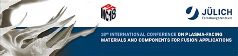 18th International Conference On Plasma Facing Materials And Components