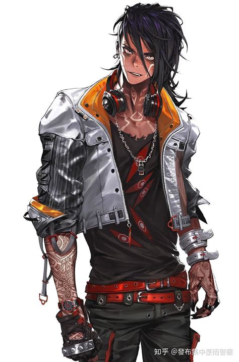 Kilter Cyberpunk Character Anime Character Design Character Design Male