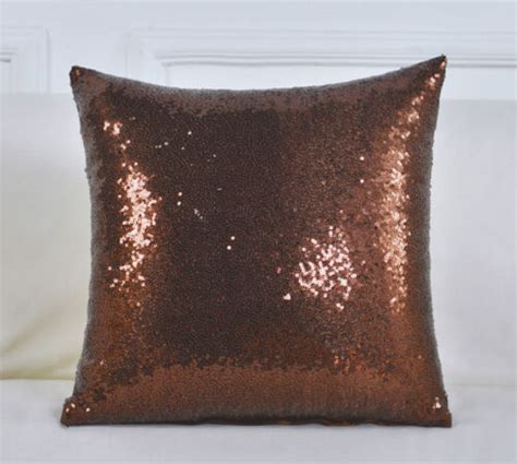 Glitter Sequins Pillow Cover Case Waist Throw Sofa Cushion Cases Home