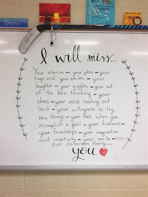 Sweet Message For Students Teaching Elementary Classroom Teacher
