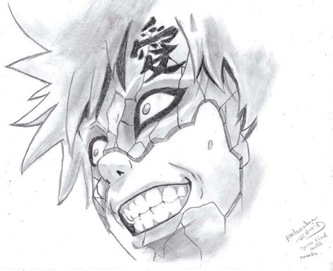 Abderrahman Zahid Arts Gaara Of The Dest Drawing