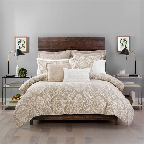 The croscill galleria set features a patchwork jacquard that is a blending of paisley; Croscill Grace Queen Comforter 3PC Set