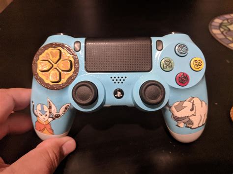 Check Out My Custom Painted Avatar Ps4 Controller Commissioned By Me