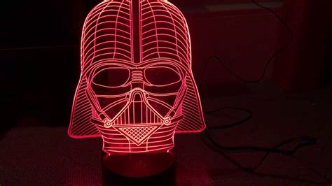 3d Darth Vader Lamp Youtube
