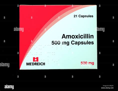 Amoxicillin 500 Mg Tablets Capsules Pack Antibiotic Medicine