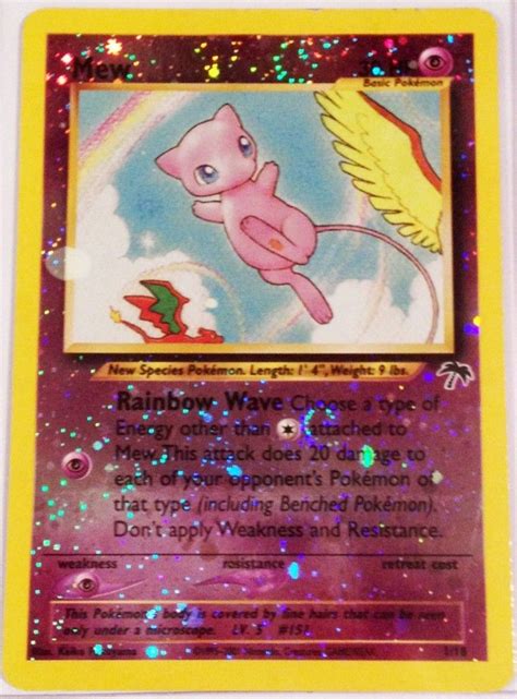 While appreciated greatly by fans, the original ancient mew card doesn't carry a hefty price tag and can be found on ebay for $10 or less these days. Top 10 Rarest and Most Expensive Pokemon Cards Of All Time | Cool pokemon cards, Original ...