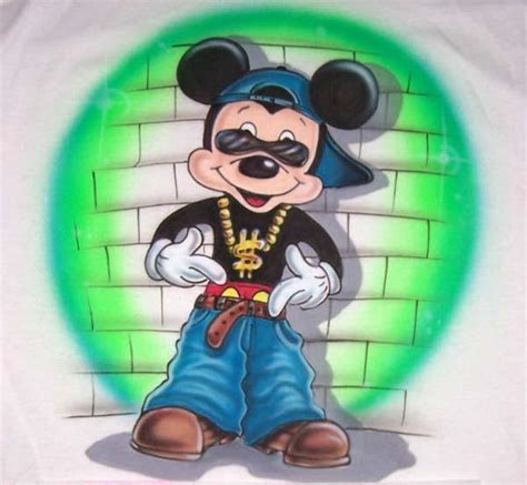 Share the best gifs now >>> Airbrushed Gangsta Mouse Inspired Personalized Shirt Design