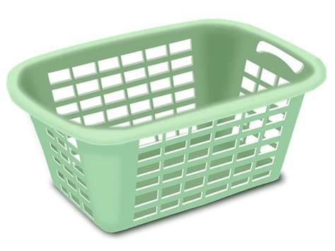 Empty Green Wash Basket clipart. Free download transparent .PNG | Creazilla gambar png