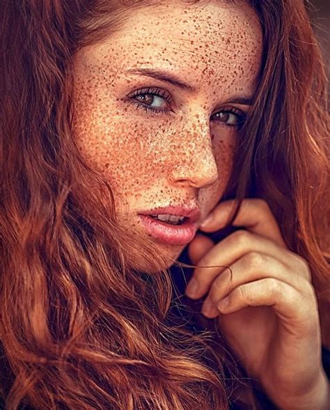 Pin By N On Ginger Beauties Beautiful Freckles Red Freckles