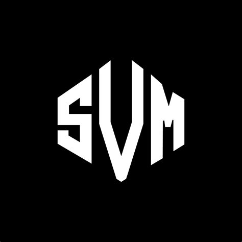 Svm Brief Logo Design Mit Polygonform Svm Polygon Und Würfelform Logo