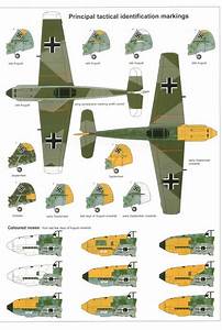 For Aero Modelers Messerschmitt Bf 109 E Camouflage And Markings 1940
