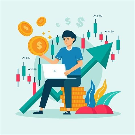 Trader Working Concept Free Vector Freepik Freevector Business
