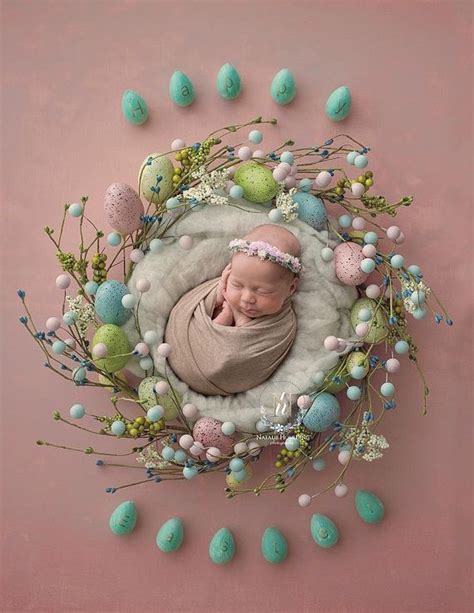 Easter Newborn Digital Backdrop Prop Easter Wreath Etsy In 2021