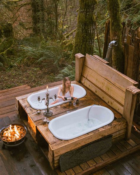 Oregon Treehouse Airbnb Off Grid Luxury With Tubs And Sauna Miss
