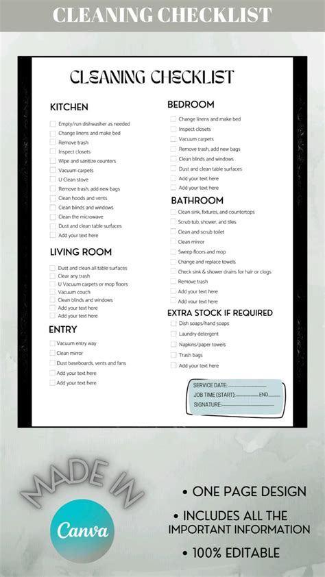 Cleaning Checklist Airbnb Cleaning Checklist Vacation Rental Cleaning