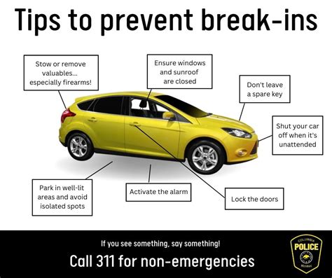 columbia police share tips on how to prevent motor vehicle thefts break ins news item city