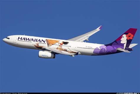 Hawaiian Airlines Airbus A330 243 In The Moana Livery