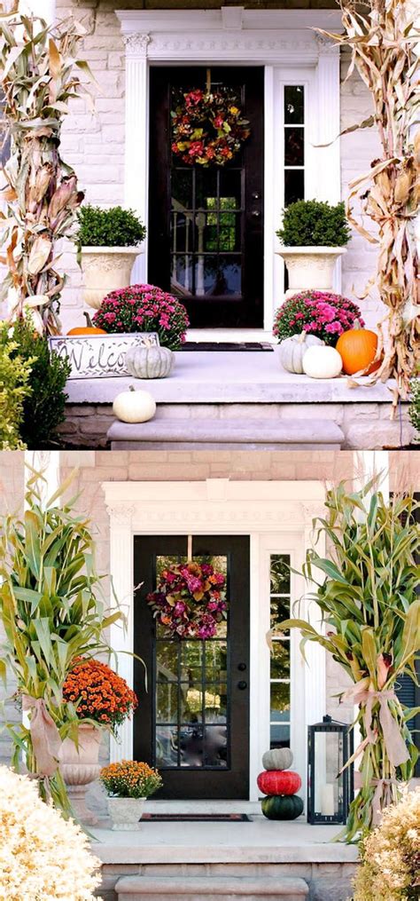 25 Splendid Diy Outdoor Fall Decorations Fall Outdoor Decor Front
