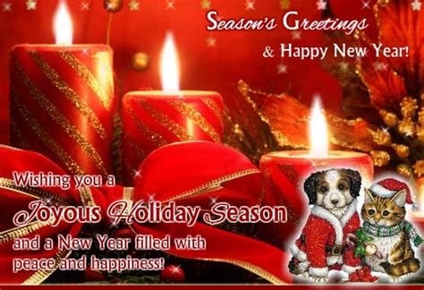 Joyous Holiday Season Free Warm Wishes Ecards Greeting Cards 123