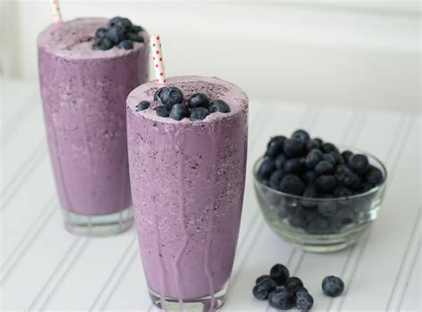 This Blueberry Milkshake Recipe Is A Healthier Way To Indulge Your