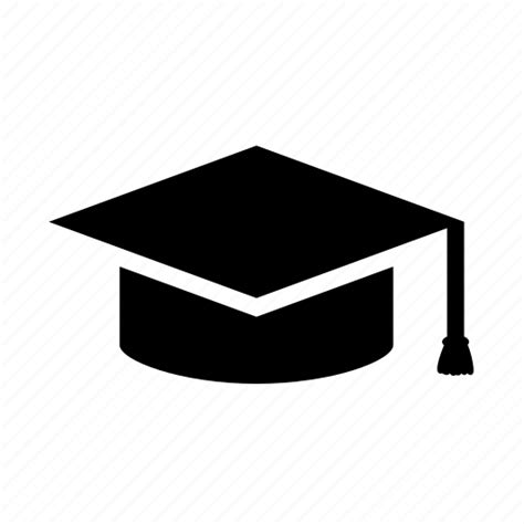 Education Graduation Hat Learning Mortar Raw School Simple Icon