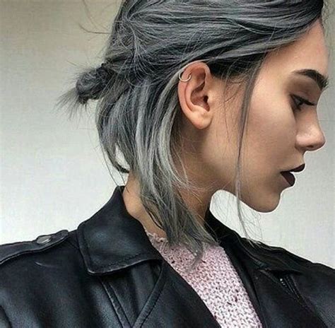 Pin By Mitinam Tekseng On Hair Colour Short Grey Hair