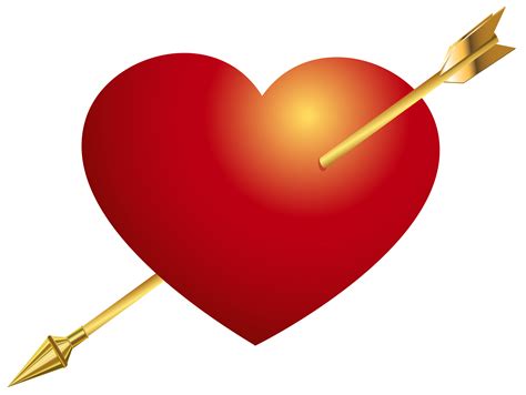 Heart With Arrow Clip Art Free 10 Free Cliparts Download Images On