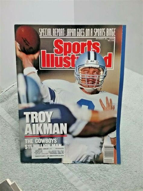 Sports Illustrated August 21 1989 Troy Aikman Dallas Cowboys | Etsy | Sports illustrated, Troy 