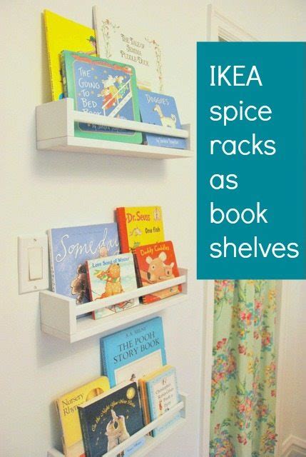 How To Use Ikea Spice Racks For Books Or The Easiest Diy Wall Mounted