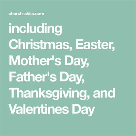 Including Christmas Easter Mothers Day Fathers Day Thanksgiving