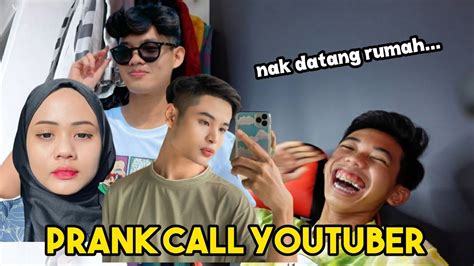 Prank Call Youtuber Malaysia Nak Datang Rumah Ikhmal Nour Camimi