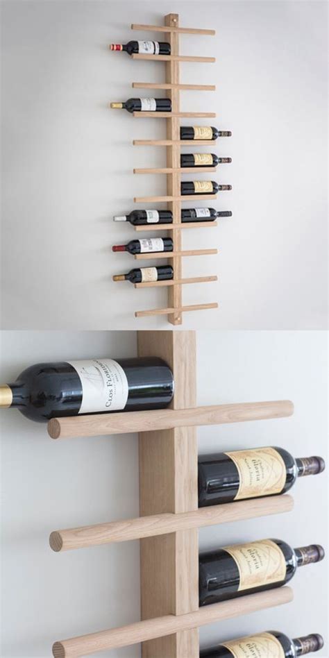 14 Diy Wine Racks Made Of Wood In 2020 With Images Diy Wine Rack
