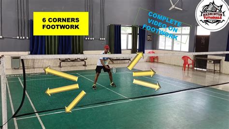 Badminton 6 Corners Footwork Complete Video Types Of Footwork