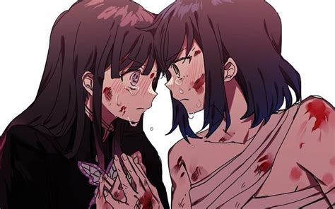 Kanao And Inosuke Anime Demon Slayer Anime Anime Orange