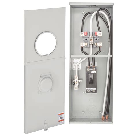 Abb Ins Co2 200 Microlectric® Combination Meter Socket With Breaker 200