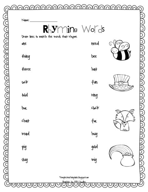 At Rhyming Words Worksheet Worksheeta