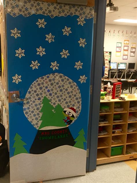 Snow Globe Classroom Door Decoration For My Daughters Class Door