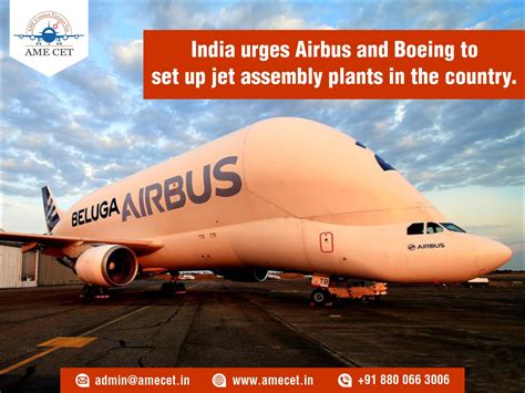 India Urges Airbus And Boeing To Set Up Jet Assembly Plants In The