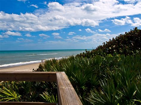 Melbourne Beach On The East Coast Of Florida Photograph By Allan Hughes