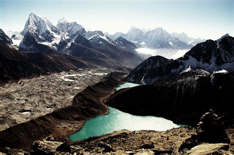 View From Gokyo Ri Himalayas Nepal Himalayas Travel Natural Landmarks