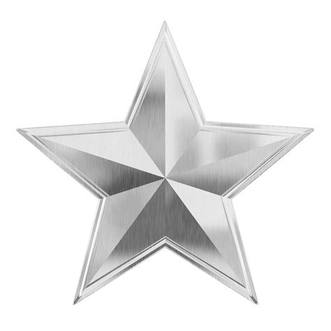Icon Silver Star Png Download 32503250 Free