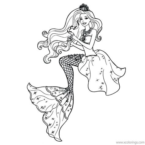 Beautiful Mermaid Barbie Coloring Pages Youloveit Com Printable Vrogue