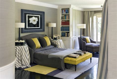 Are you looking for ideas to spice up your home decor with modern colors? Grey and Yellow Bedroom for a Charming Decoration - Traba ...
