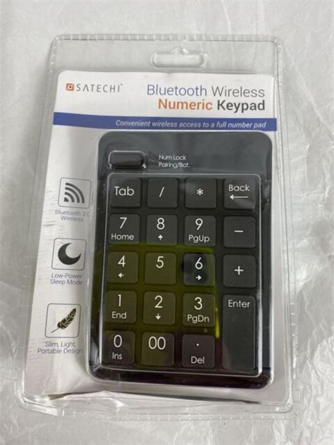 Satechi Bluetooth Wireless Numeric Keypad Accessoriessno