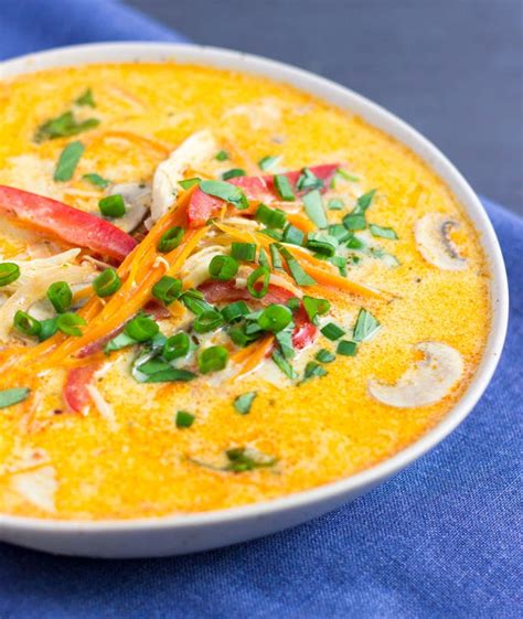 Coconut and curry are one of the most sublime. Coconut Curry Chicken Soup with Quinoa - One Clever Chef