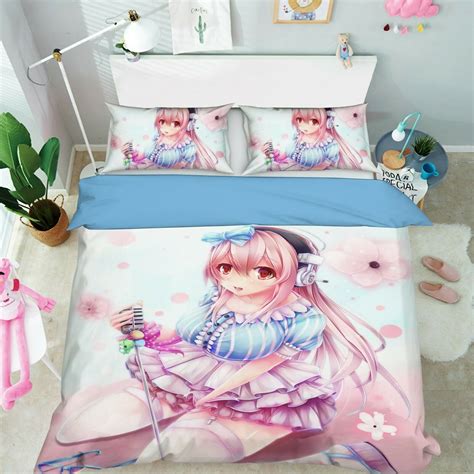3d Sprouting Girl P33 Japan Anime Bed Pillowcases Quilt Duvet Cover Acmy Duvet Covers And Sets