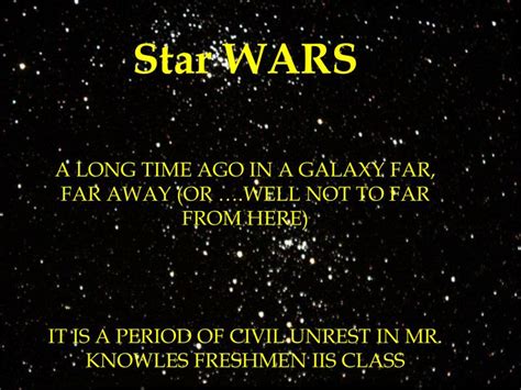 Star Wars A Long Time Ago In A Galaxy Far Rebel Alliance Far Away